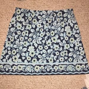 J Jill Floral Skirt. Size LP